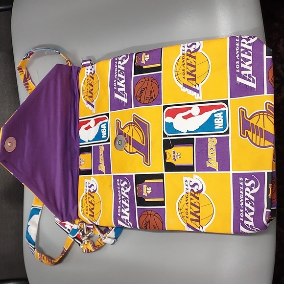 NWOT Lakers handcrafted bag. - Picture 3 of 7